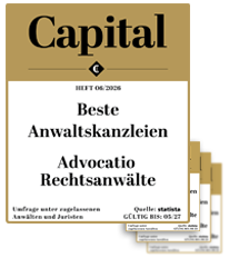 Capital 2026 – Advocatio Beste Anwaltskanzleien Erbrecht Capital 2026 – Advocatio, Beste Anwaltskanzleien im Erbrecht